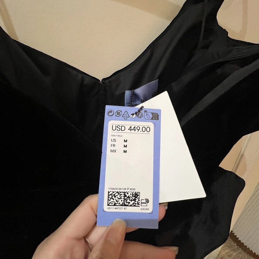Mugler x H&M black vampire dress. Sold out!